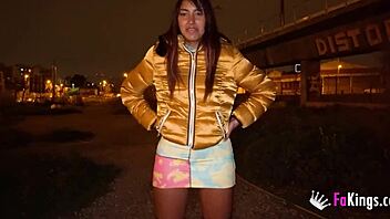 Wow, 19-year-old Mexican Jenifer Lopez starts her porn journey in Spain! 🔥