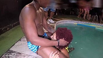 Amateur college girl gets her pussy pounded by a big black cock
