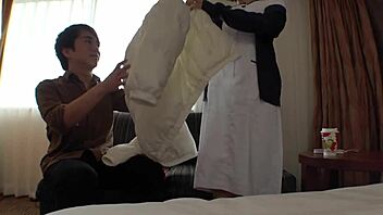 Moaning nurse in hotel room!