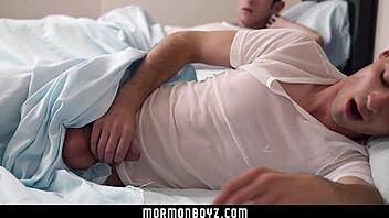 hey, watch this hung missionary fuck his twink roommate bareback
