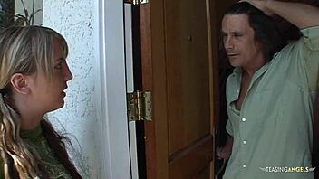 smashing her pussy into pieces with thrusting the guy provides a facial for the blonde