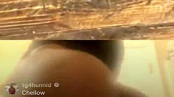 Ebony Babe Goes LIVE on Instagram