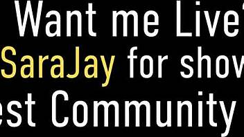 horny imani rose shoves her fake dick between sara jay's thick legs in lingerie