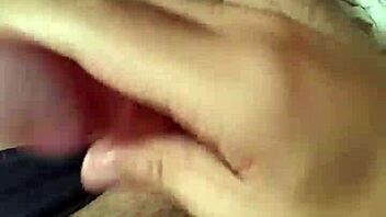 monster cock gets handjob leading to huge cumshot