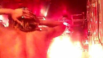 Ebonysweets tears clothes in webcam striptease