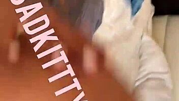 hey babe, wanna see how flexible this ebony slut gets for cock?