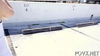 Alex Little 18+ explores her desires in a naked pov scene