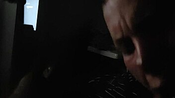 Amateur wife performs cute sucking for couple