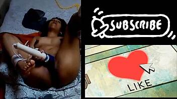 watch this latina milf squirt with her wand, can you handle the shaking ass?