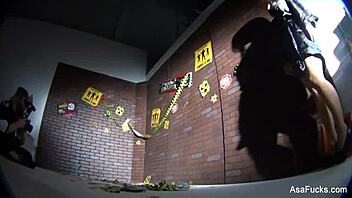 Asa Akira Zombie Behind The Scenes