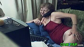 Lovely Granny With Glasses Stars In Free Webcam Orgasm Video.