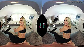 Carmen Caliente and Ryan Driller in a steamy reverse cowgirl scene