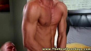 well built athletes enjoying anal instruction lesson