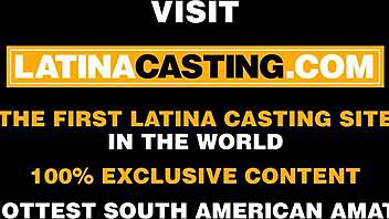 Shy Latina explodes in passion during homemade casting interview!