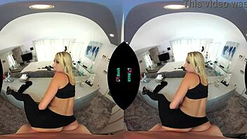 Carmen Caliente and Ryan Driller in a steamy reverse cowgirl scene