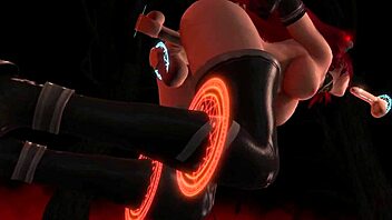 Anime porn in 3d: Sexy demon girl gets fucked by magic dicks