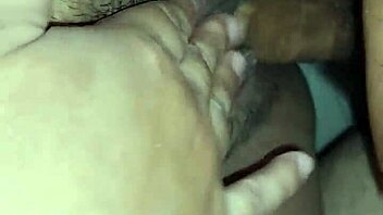Puerto Rican wife enjoys rough sex and creampie with husband