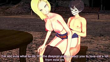 Why is Android 18 getting fucked in different POV positions