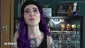 Wow! Reverse gangbang fantasy with German Lou Nesbit and Lia Louise!