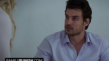 Niece gets punished by her step uncle in office setting