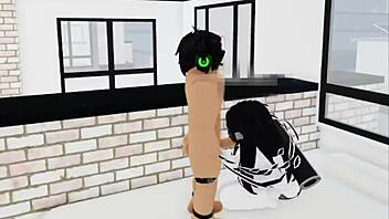 Pale girl chooses to spend time alone with a boy