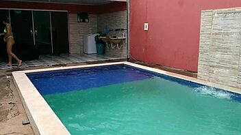 Peguei A Gravidinha Dentro Da Piscina AllË Pjtx
