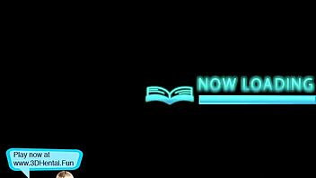 3d hentai blowjob and fucking in a game