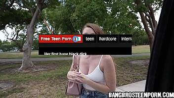 Wow, she's thrilled sucking stranger in a van!