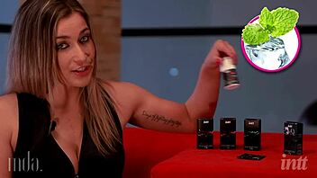 Carol explains how to use the gel vibrator for anal pleasure.