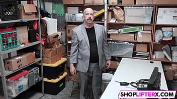 Teen Punished By Burglar At Shop