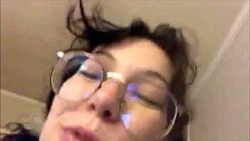 Teen performs blowjob live on webcam periscope