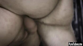 Latina slut gives a blowjob to a well-endowed pervert