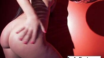 Suggestive Sexy Lola Foxx Dances and Fills Her Tight Pussy