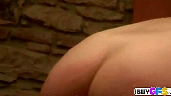 hot brunette masturbates with big tits