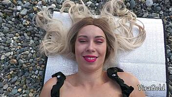 Nikki Milano's first anal experience with rimjob and cum in mouth