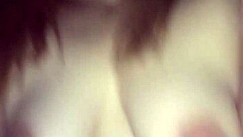 feeling her natural titties bounce as she rides my dick until she cums hard