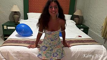 Quickie from behind with a stranger in a hotel