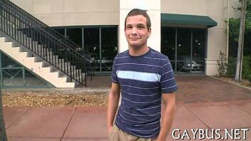 a young guy explores gay sex in this homo pic for the first time