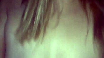 feeling her natural titties bounce as she rides my dick until she cums hard