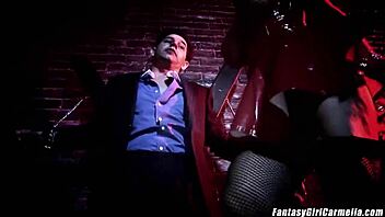 Busty Curvy Milf Dominated in Dungeon, Swallows Cum After Punishment