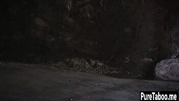 Latina slut gives a blowjob to a well-endowed pervert
