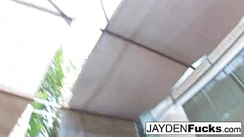 jayden jaymes, strip that sexy pink lingerie now!