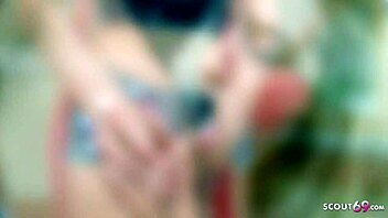 cute teen 18+ gina and blanche having wild lesbian fun 😍