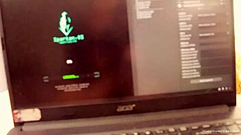 sexy julia vearth gets distracted from cleaning with bent over blowjob