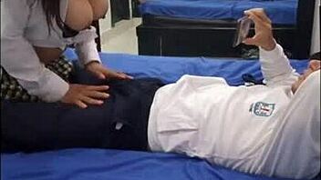 Horny filipina teen bent over for pov doggystyle