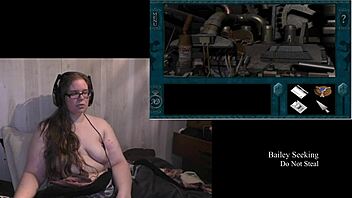 Fat babe's nude game with big ass playthrough