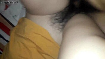 Young white girl wears yellow shirt voyeuristically