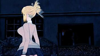 Dr Stone Hentai: Kohaku Performs Boobjob And Handjob