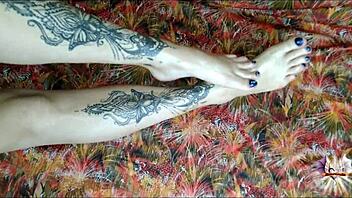 i oil up my feet to jerk you off.