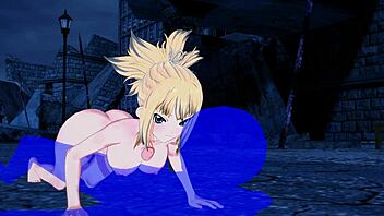 Dr Stone Hentai: Kohaku Performs Boobjob And Handjob